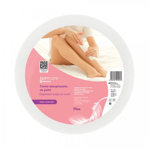 Ρολό αποτρίχωσης Soft Care Plus Non Woven 7 cm x 100 m