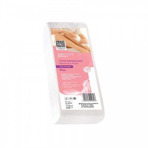 Ταινίες αποτρίχωσης Soft Care Plus Non Woven 7 x 20 cm