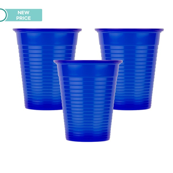 Οδοντ. Ποτηράκια Soft Care - 180 ml - Μπλε (100 τμχ) 