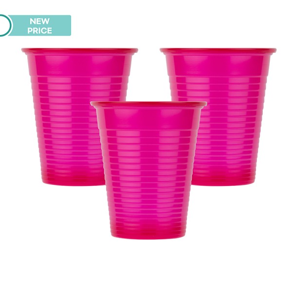 Οδοντ. Ποτηράκια Soft Care - 180 ml - Μπορντώ (100 τμχ) 