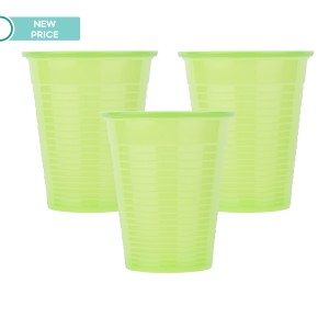 Οδοντ. Ποτηράκια Soft Care - 180 ml - Λαχανί (100 τμχ) 