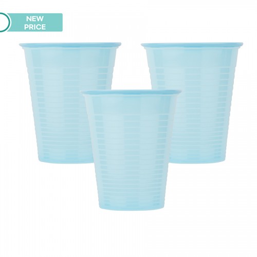 Οδοντ. Ποτηράκια Soft Care - 180 ml - Γαλάζια (100 τμχ) 