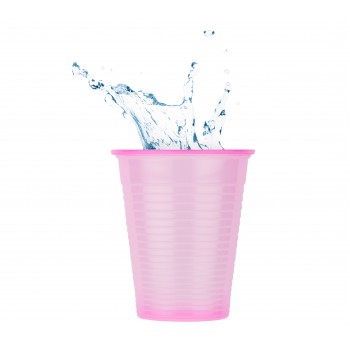 Οδοντ. Ποτηράκια Soft Care - 180 ml - Φούξια (100 τμχ) 