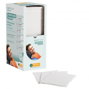 Oδοντ. πετσέτα Soft Care Standard 2ply με dispenser λευκή (4 x 125 τεμ)