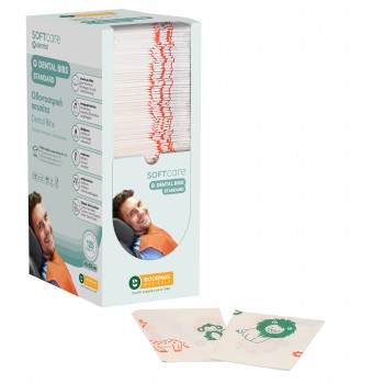 Oδοντ. πετσέτα Soft Care Standard 2ply με dispenser Kids (4 x 125 τεμ)