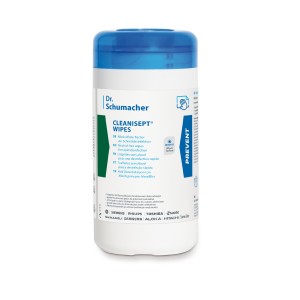 Cleanisept Wipes 14x20cm Ταχεία απολύμανση πλαστικών (100τεμ)