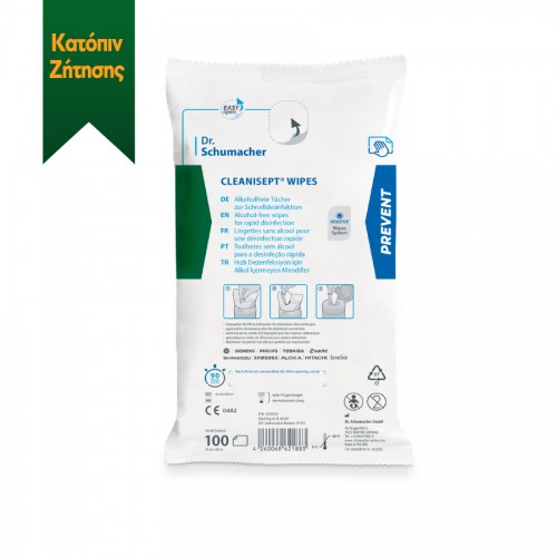 Cleanisept Wipes Ανταλλακτικά μαντηλάκια 14x20cm (100τεμ) 