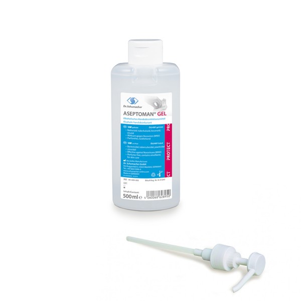 Aseptoman gel - 500ml με αντλία (85% αιθ.)
