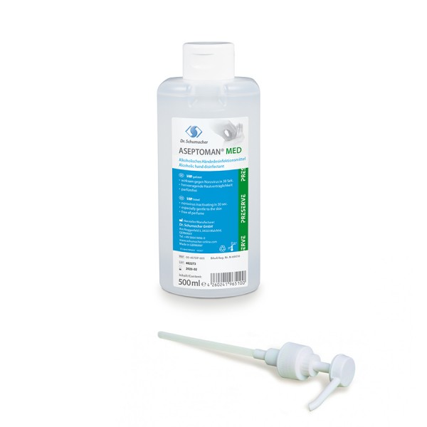 Aseptoman Med - 1000 ml με αντλία (72% αιθ.)