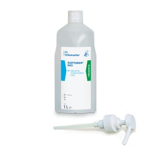 Aseptoman Med - 1000 ml με αντλία (72% αιθ.)