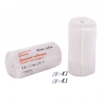 Επίδεσμος ελαστικός Soft Care  10 cm x 4,5 m