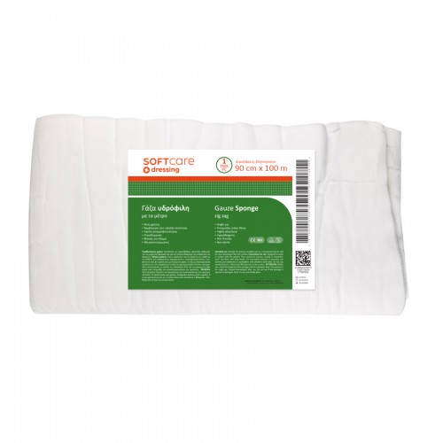 Γάζα με το μέτρο Soft Care 90cm x 100m