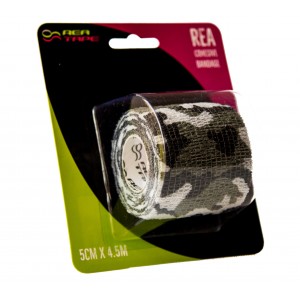 REA TAPE επίδεσμος αυτοσυγκρατούμενος 5cm x 4,5m - Γκρι Παραλλαγής