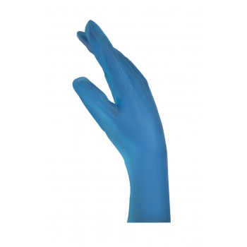 Γάντια βινυλίου Soft Care SKY - Μπλε με πούδρα (100τεμ)