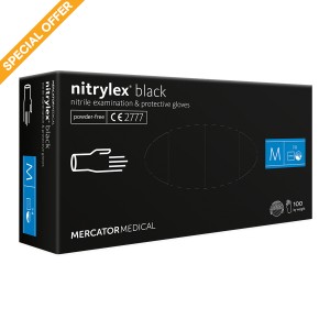 Γάντια Νιτριλίου Nitrylex – Μαύρα