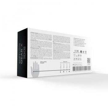 Γάντια νιτριλίου Soft Care Gear-Mαύρο (100τεμ)