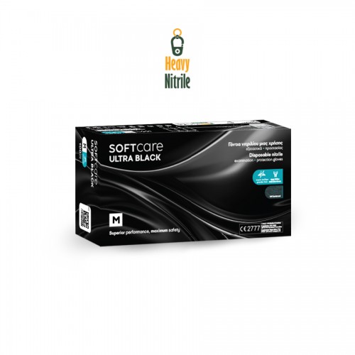 Γάντια νιτριλίου Soft Care ULTRA Μαύρο (100 τεμ)
