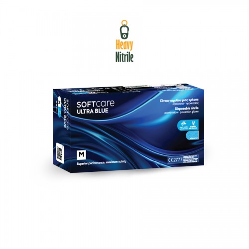 Γάντια νιτριλίου Soft Care ULTRA Μπλε (100 τεμ) 