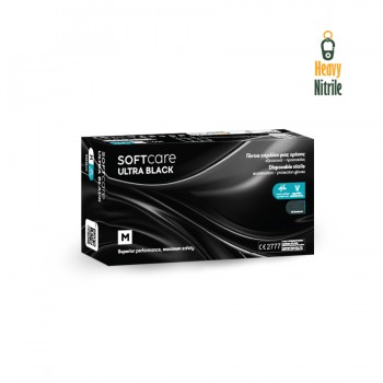 Γάντια νιτριλίου Soft Care ULTRA Μαύρο (100 τεμ)