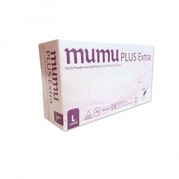 Γάντια Νιτριλίου Mumu - γαλάζιο Γάντια Νιτριλίου Mumu - γαλάζιο