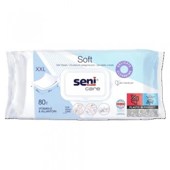 Seni Care Υγρά μαντηλάκια καθαρισμού (80τεμ) Seni Care Υγρά μαντηλάκια καθαρισμού (80τεμ)