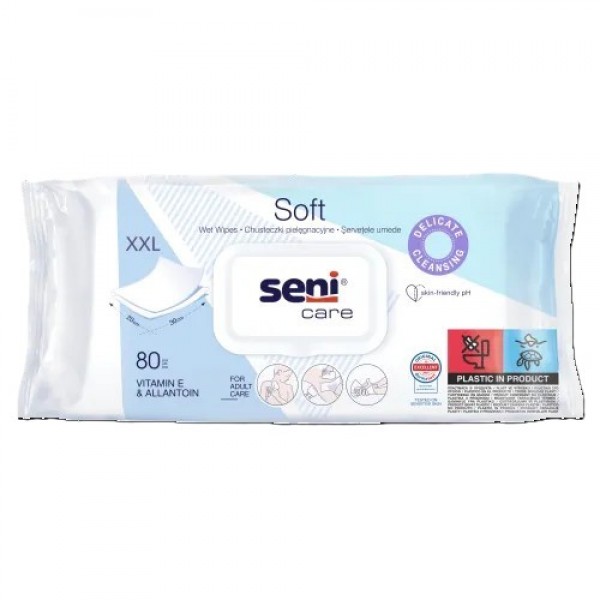 Seni Care Υγρά μαντηλάκια καθαρισμού (80τεμ) Seni Care Υγρά μαντηλάκια καθαρισμού (80τεμ)