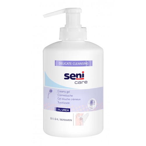 Seni Care Κρεμώδες gel καθαρισμού 3% urea 500ml