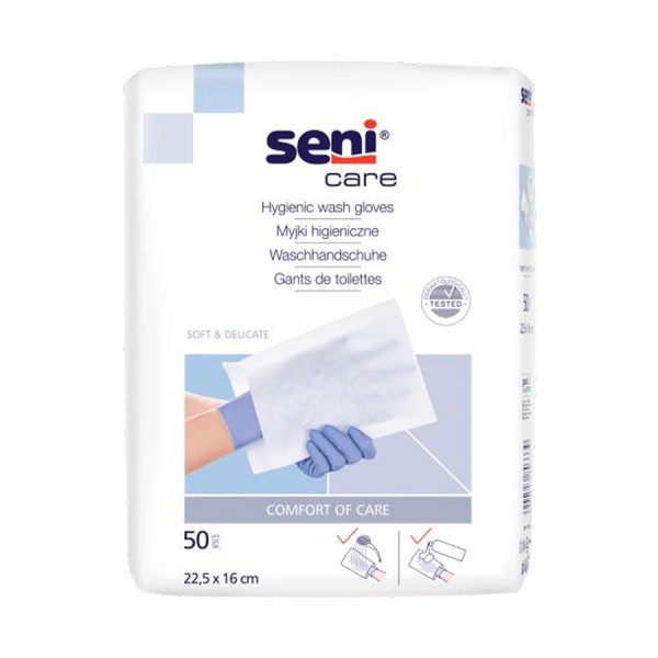 Γάντια Υγιεινολογικής Πλύσης Seni Care (50τεμ)