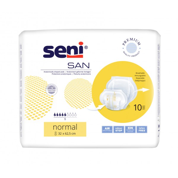 Ανατομικό επίθεμα San Seni Normal (10τεμ)