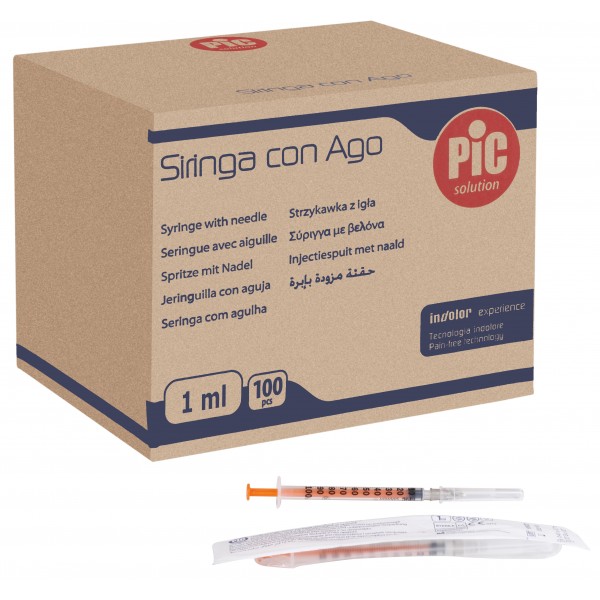 Σύριγγες Pic Insuline 1ml & G-27 x ½" x 12.7mm