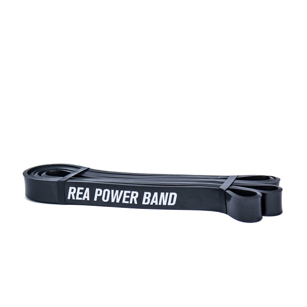 Rea Power Band Λάστιχο γυμναστικής 23-34 kg [208cm x 2.2cm x 4.5mm] - Μαύρο