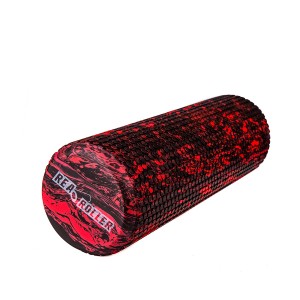 Rea Roller Κύλινδρος μασάζ Snake [45x15cm] - Μαύρο/Κόκκινο