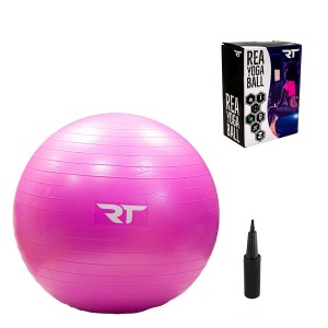 Rea Yoga Μπάλα διαμέτρου 75 cm - Ροζ