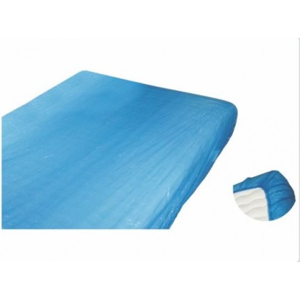 Κάλυμμα κρεβατιού Soft Care Basic 1ply PE 80 x 210 cm - μπλε (10 τεμ) Κάλυμμα κρεβατιού Soft Care Basic 1ply PE 80 x 210 cm - μπλε (10 τεμ)