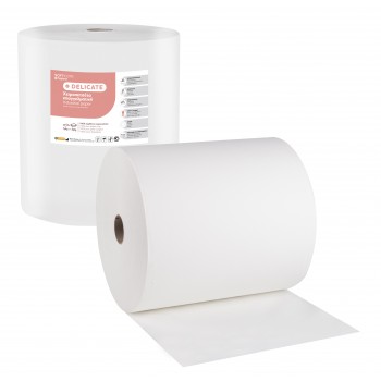 Soft Care Delicate Χειροπετσέτα ρολό 2ply 4000gr Jumbo 25cm x 400m