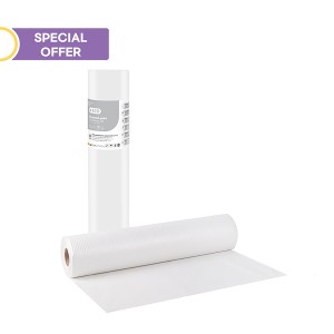 Soft Care Eco Standard 2ply Χαρτί & PE Εξεταστικό ρολό 50cm x 50m - Eco λευκό