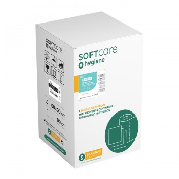 Soft Care Hyper 1ply Airlaid  πετσέτα καθαρισμού 40 x 70cm - White DS 50 (50 τεμ)