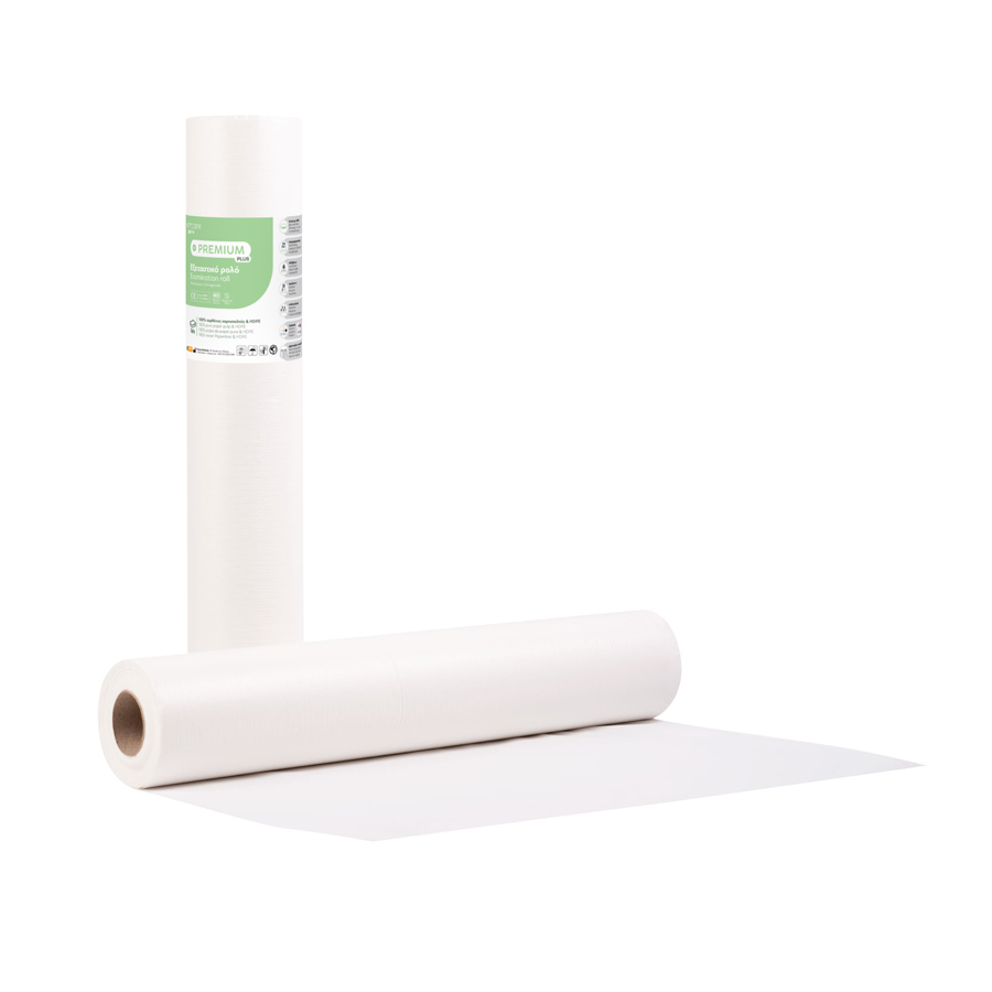Soft Care Premium Standard 2ply Χαρτί & PE Εξετ. ρολό 58cm x 50m - Λευκό