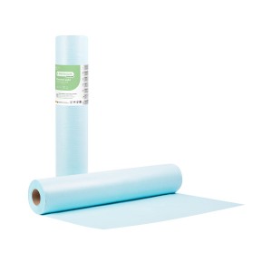 PREMIUM STANDARD Εξεταστικό Ρολό Πλαστικό + Χαρτί Γαλάζιο - 40cm x 50m