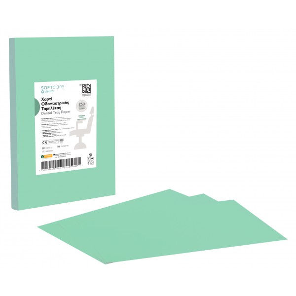 Soft Care Χαρτί Οδοντ. Ταμπλέτας 18 x 28 cm - Πράσινο 