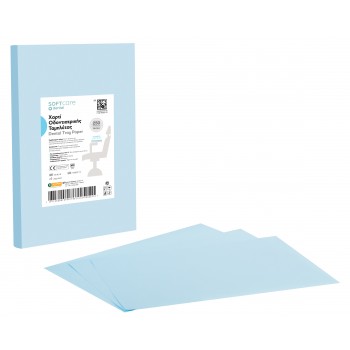 Soft Care Χαρτί Οδοντ. Ταμπλέτας 18 x 28 cm - Γαλάζιο