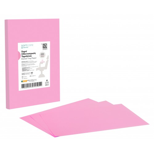 Soft Care Χαρτί Οδοντ. Ταμπλέτας 18 x 28 cm - Ροζ 