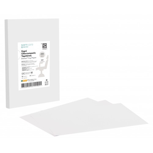 Soft Care Χαρτί Οδοντ. Ταμπλέτας 18 x 28 cm - Λευκό 