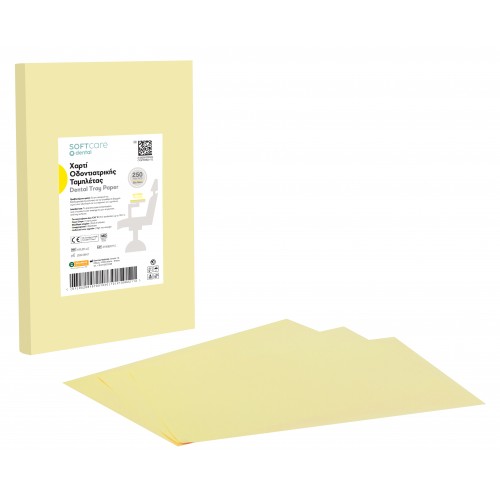 Soft Care Χαρτί Οδοντ. Ταμπλέτας 18 x 28 cm - Κίτρινο 