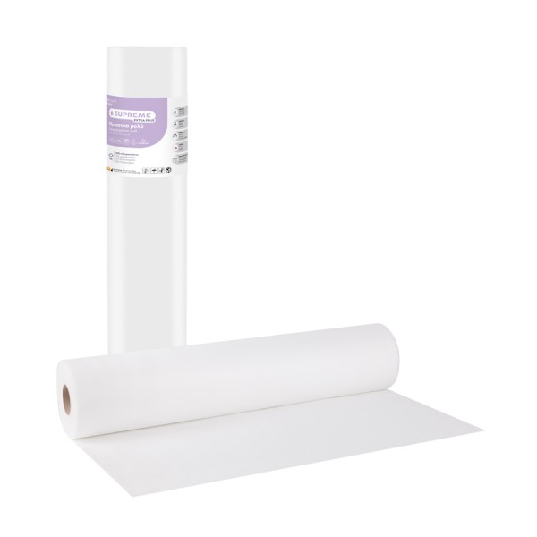 Soft Care Supreme Extra Plus 1ply Non-woven Εξετ. ρολό 50cm x 50m - Λευκό