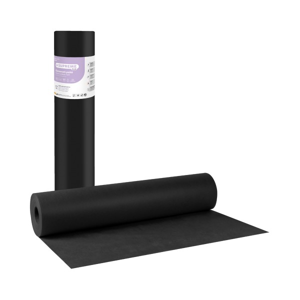 Soft Care Supreme Plus 1ply Non-woven Εξετ. ρολό 58cm x 70m - Μαύρο