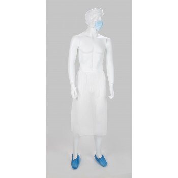 Φούστα εξεταστική non woven λευκή